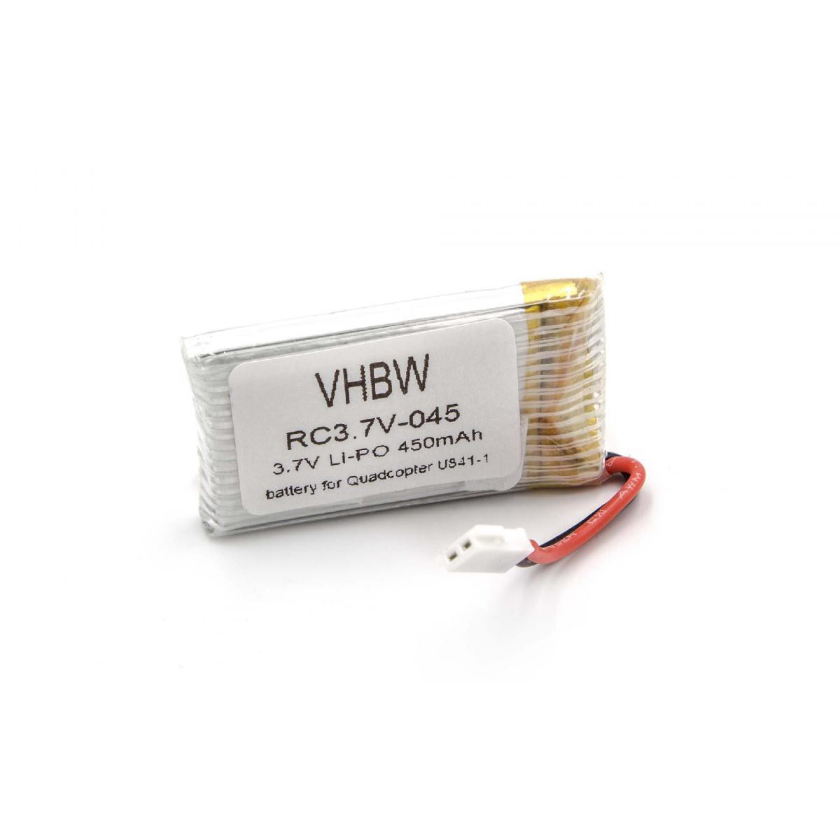 Vhbw - vhbw Li-Ion batterie 450mAh (3.7V) pour modèle réduit quadrirotor U841-1, U841-16, U843 - Accessoires et pièces