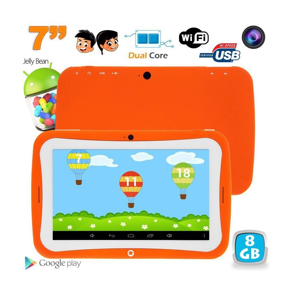 Yonis - Tablette tactile enfant Android 7 pouces - Accessoire enfant