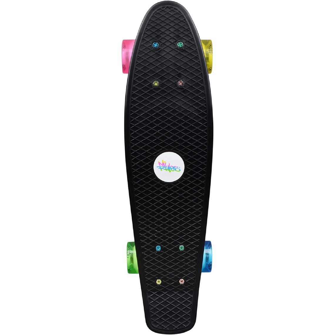 Authentic Sports - Authentic Sports 293 - NoRules Skateboard ABEC 5 Fun Neon avec roues lumineuses - Jeux de récréation