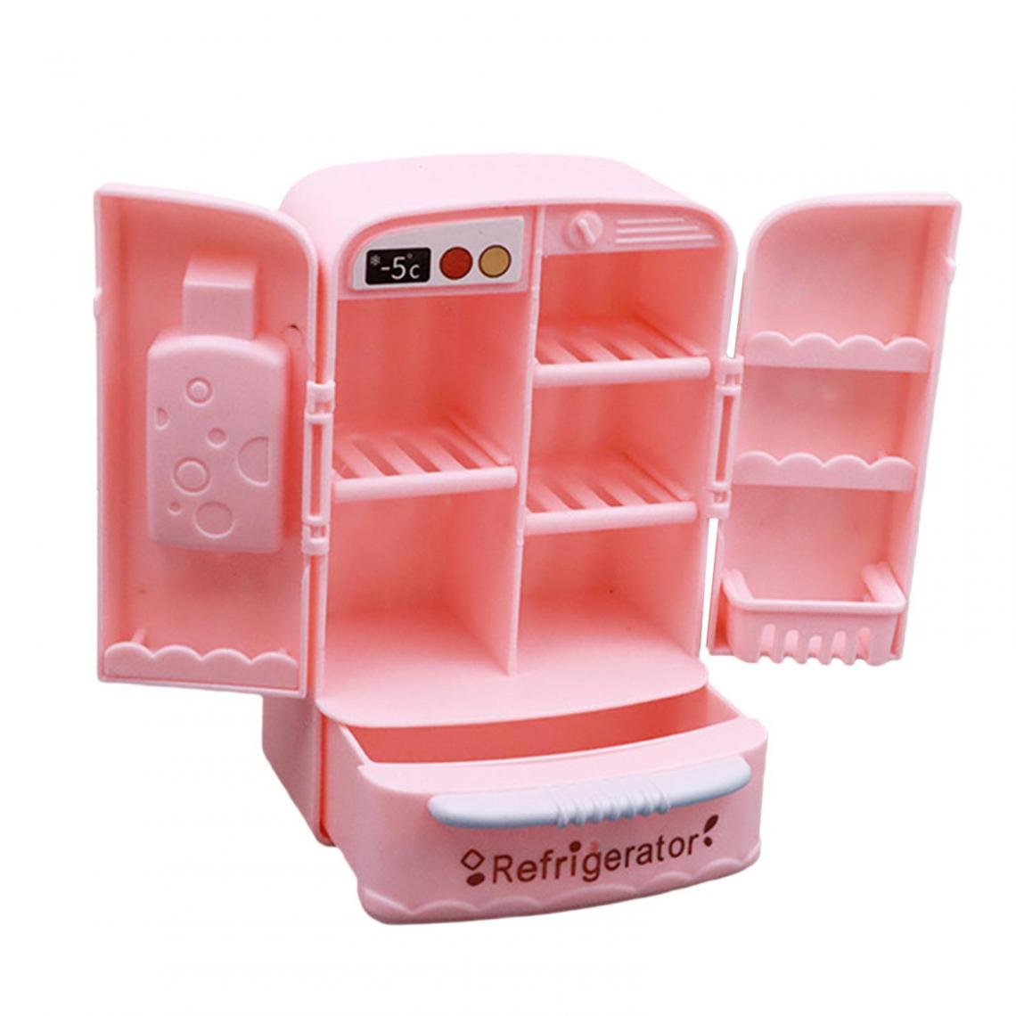 marque generique - Mini-meubles de réfrigérateur miniature de maison de poupée - Maisons de poupées