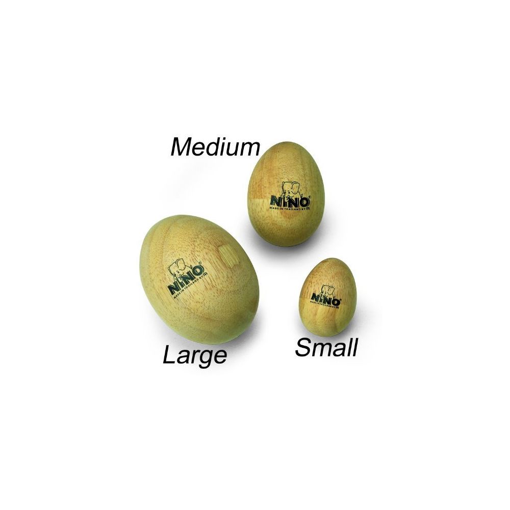Meinl - Meinl NINO Wood Egg Shaker Large Natural - Jeux d'éveil