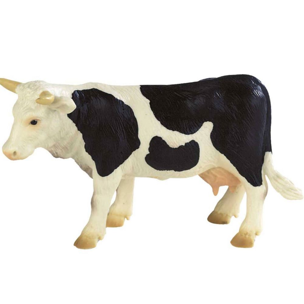 BULLYLAND - Figurine vache noire/blanche - Animaux