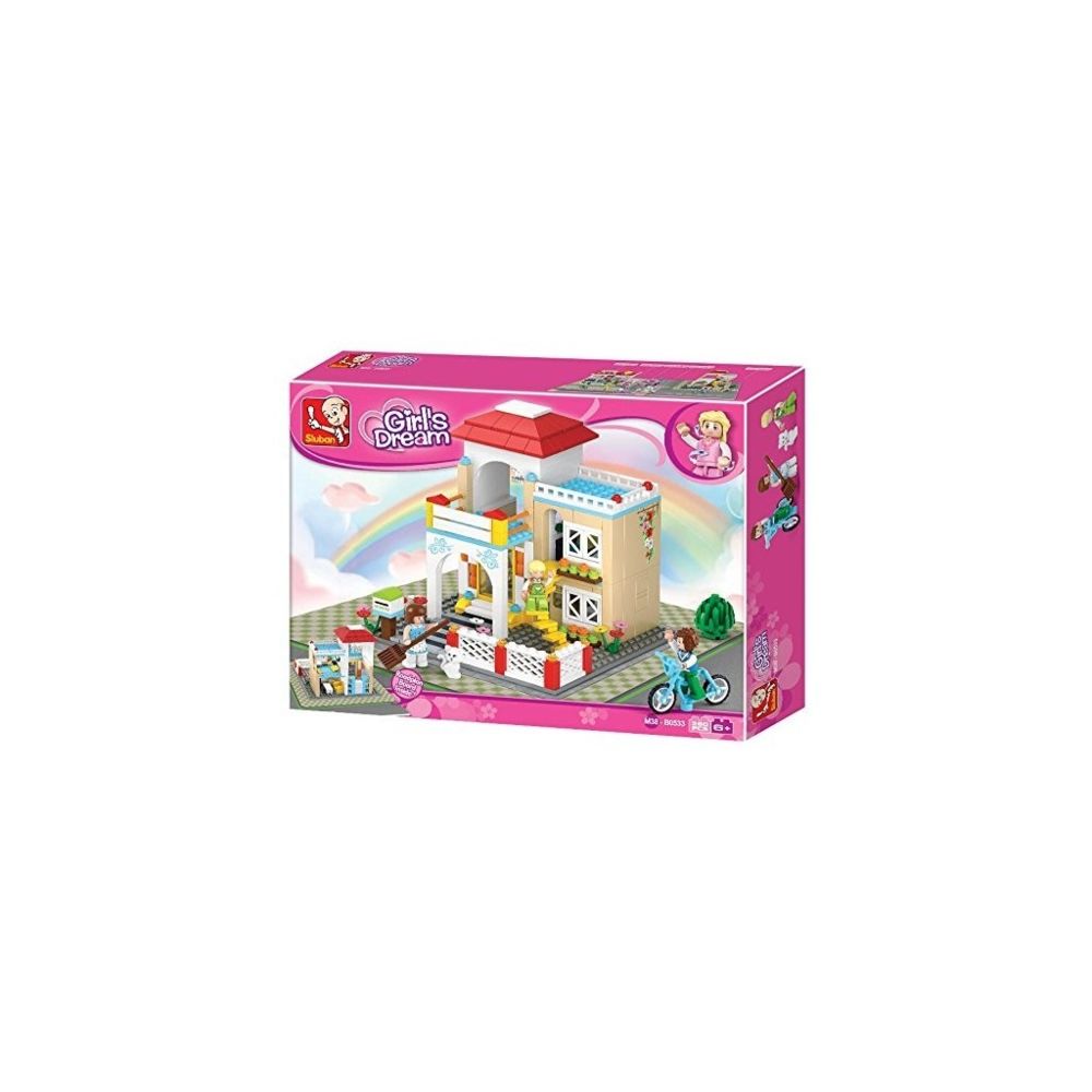 marque generique - Jeu de construction SLUBAN Elements Girls Dream Series Maison individuelle - Briques et blocs
