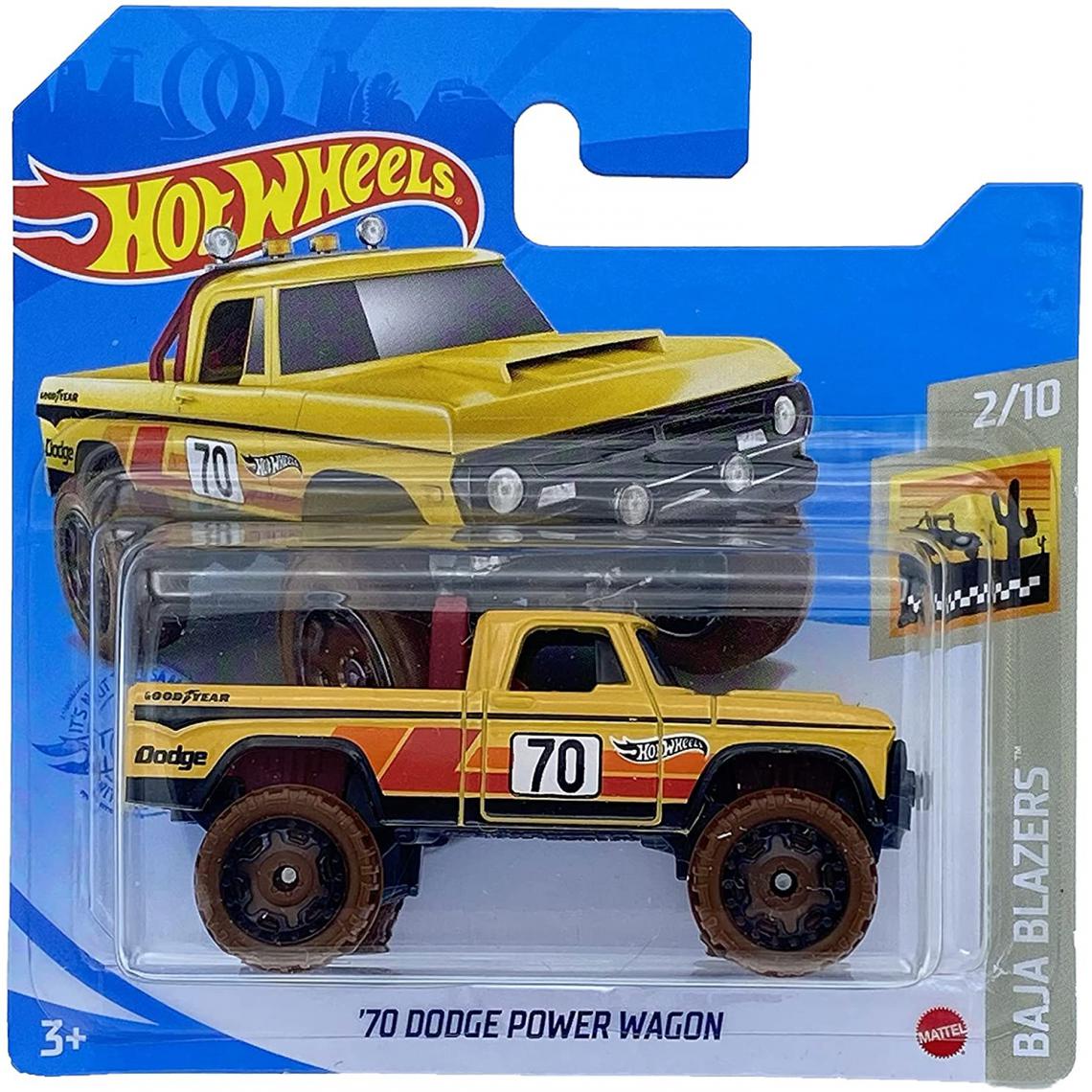 Hot Wheels - véhicule Dodge Power Wagon Baja Blazers 2/10 - Voiture de collection miniature