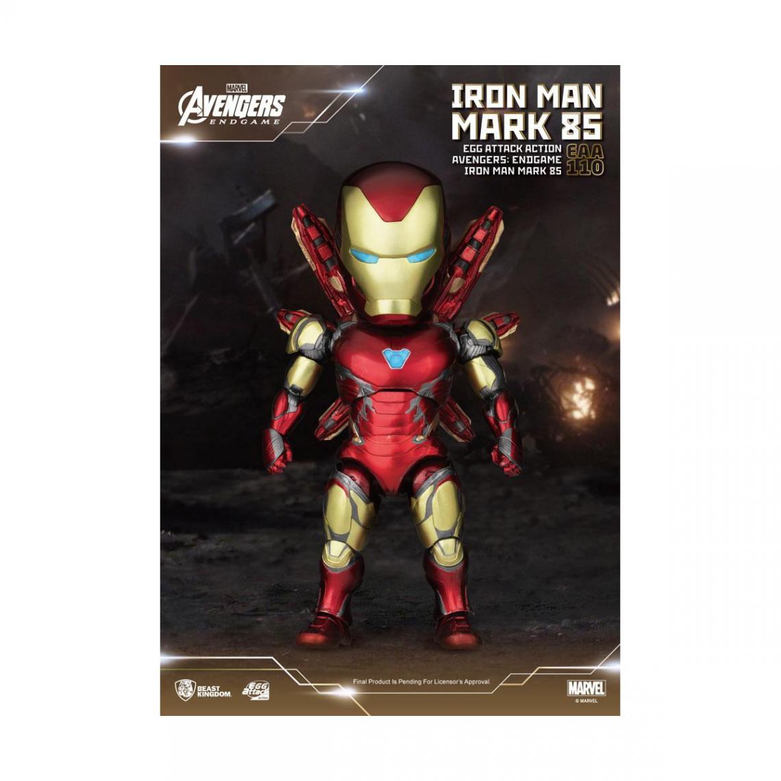 Beast Kingdom Toys - Avengers : Endgame - Figurine Egg Attack Iron Man Mark 85 16 cm - Films et séries