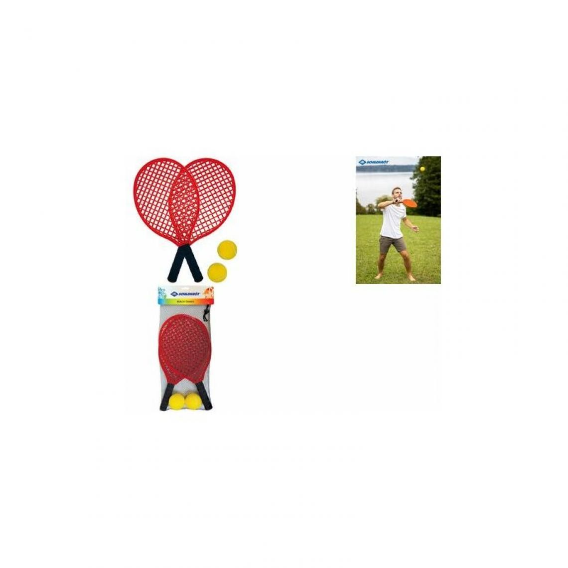 Schilder Fun Sport - SCHILDKRÖT Set de beach tennis, noir/rouge () - Jeux de plage