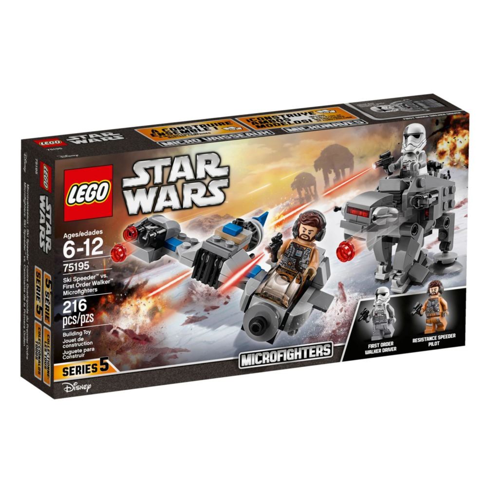 Lego - LEGO® Star Wars™ - Microfighter Ski Speeder™ vs. Quadripode du Premier?Ordre™ - 75195 - Briques Lego