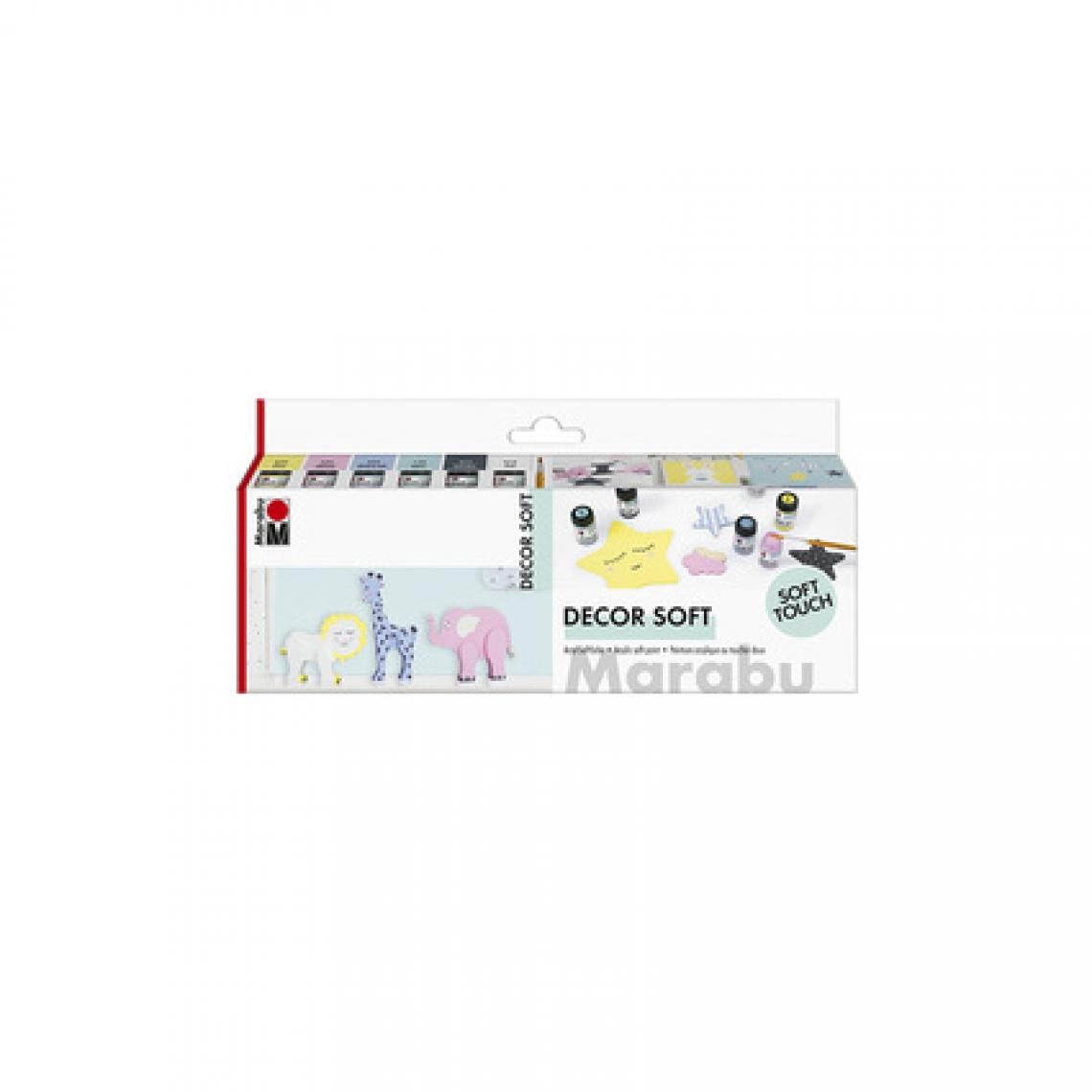 Marabu - Marabu Peinture acrylique soft DECOR SOFT, kit de démarrage () - Bricolage et jardinage