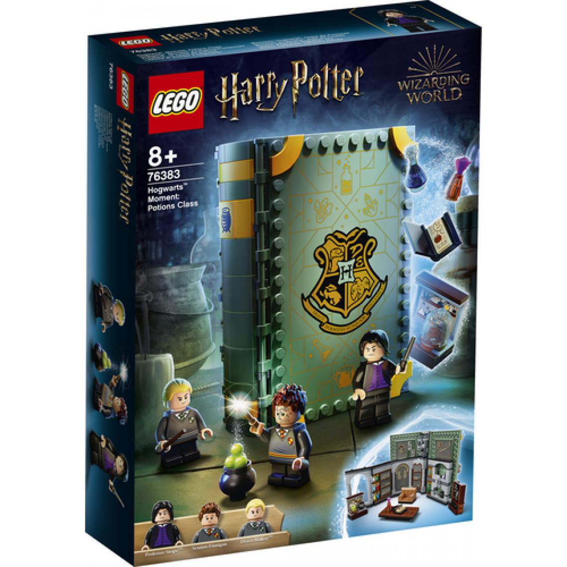 Lego - LEGO Harry Potter™76383 Poudlard: Le cours de potions, livre en brique avec Drago Malefoy, Seamus Finnigan et le professeur Rogue - Briques Lego