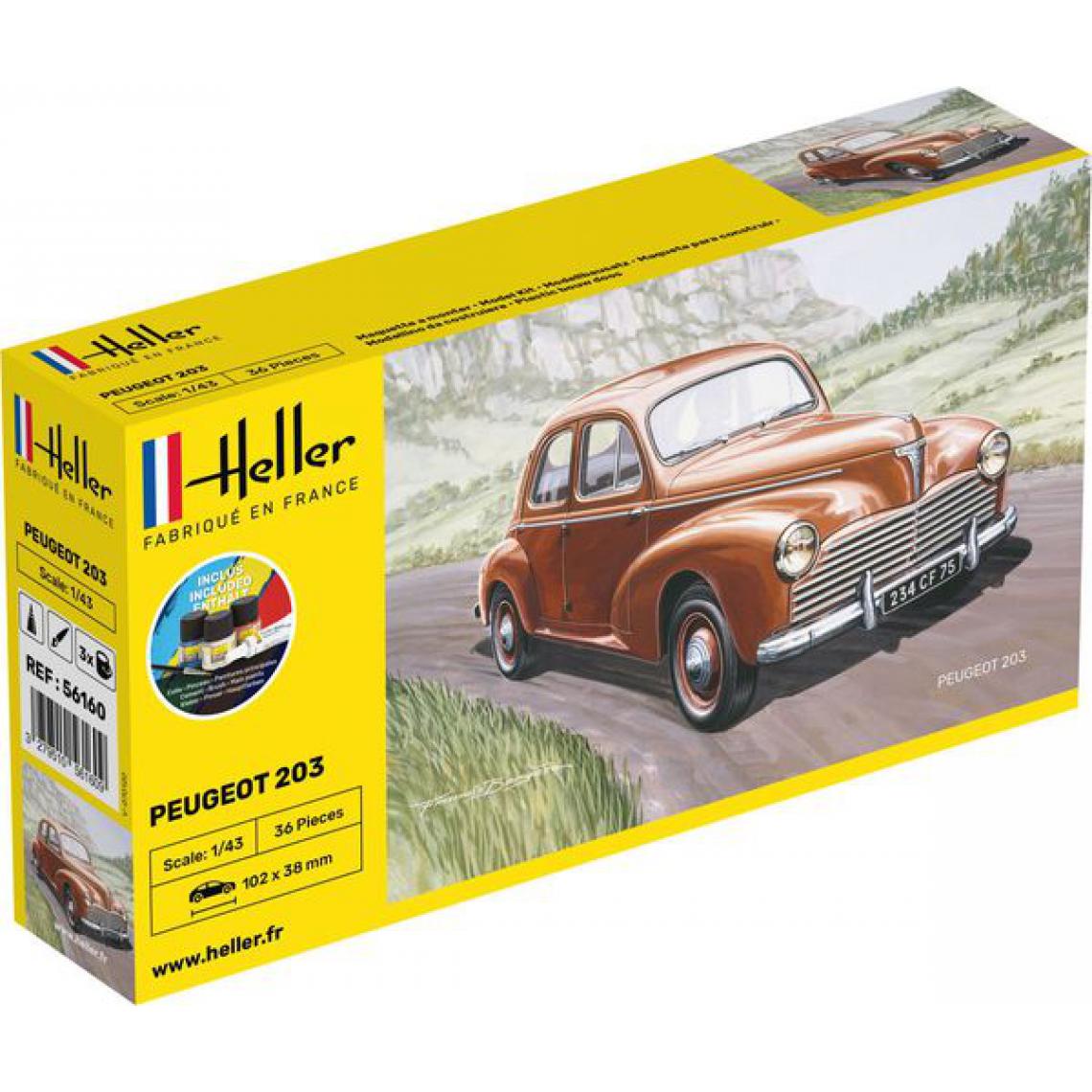 Heller - Starter Kit Peugeot 203 - 1:43e - Heller - Accessoires et pièces