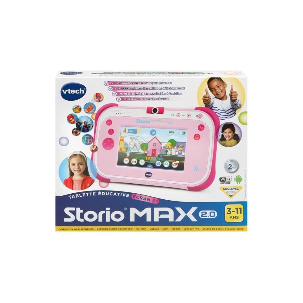 marque generique - JEU POUR CONSOLE EDUCATIVE - Console Storio Max 2.0 5 Rose - Tablette Éducative Enfant 5 Pouces - Jeux éducatifs
