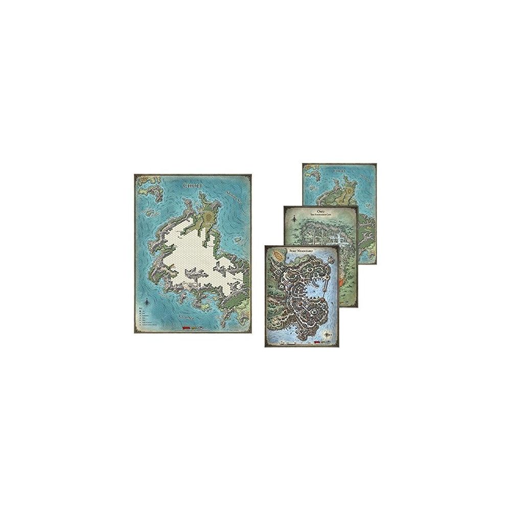 Gale Force Nine - Gale Force Nine Dungeon & Dragons Tomb of Annihilation Map Set (4-Maps) - Jeux de stratégie