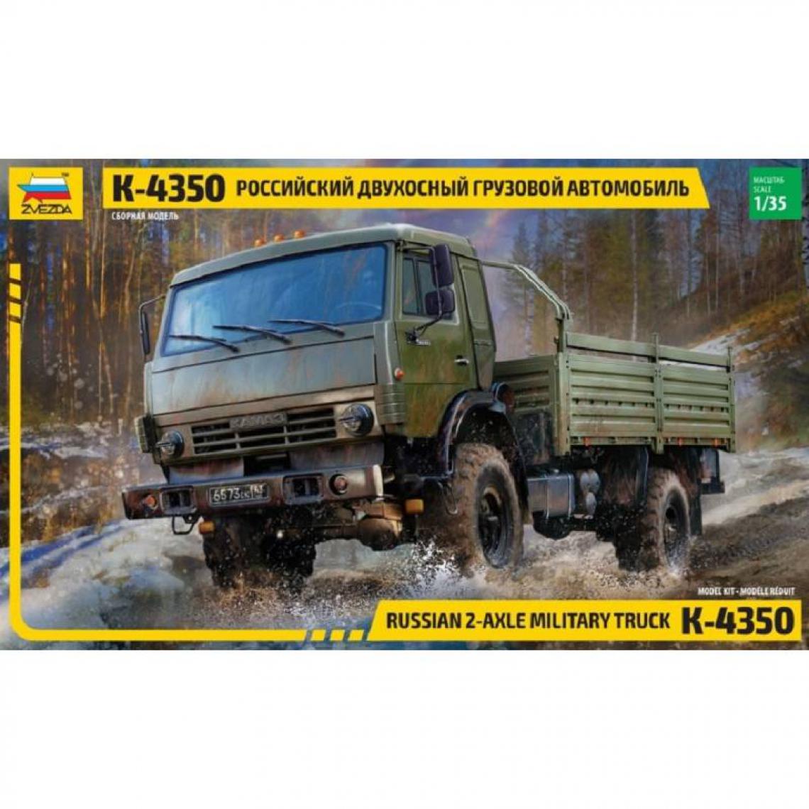 Zvezda - Maquette Camion Russian 2-axle Military Truck K-4350 - Camions