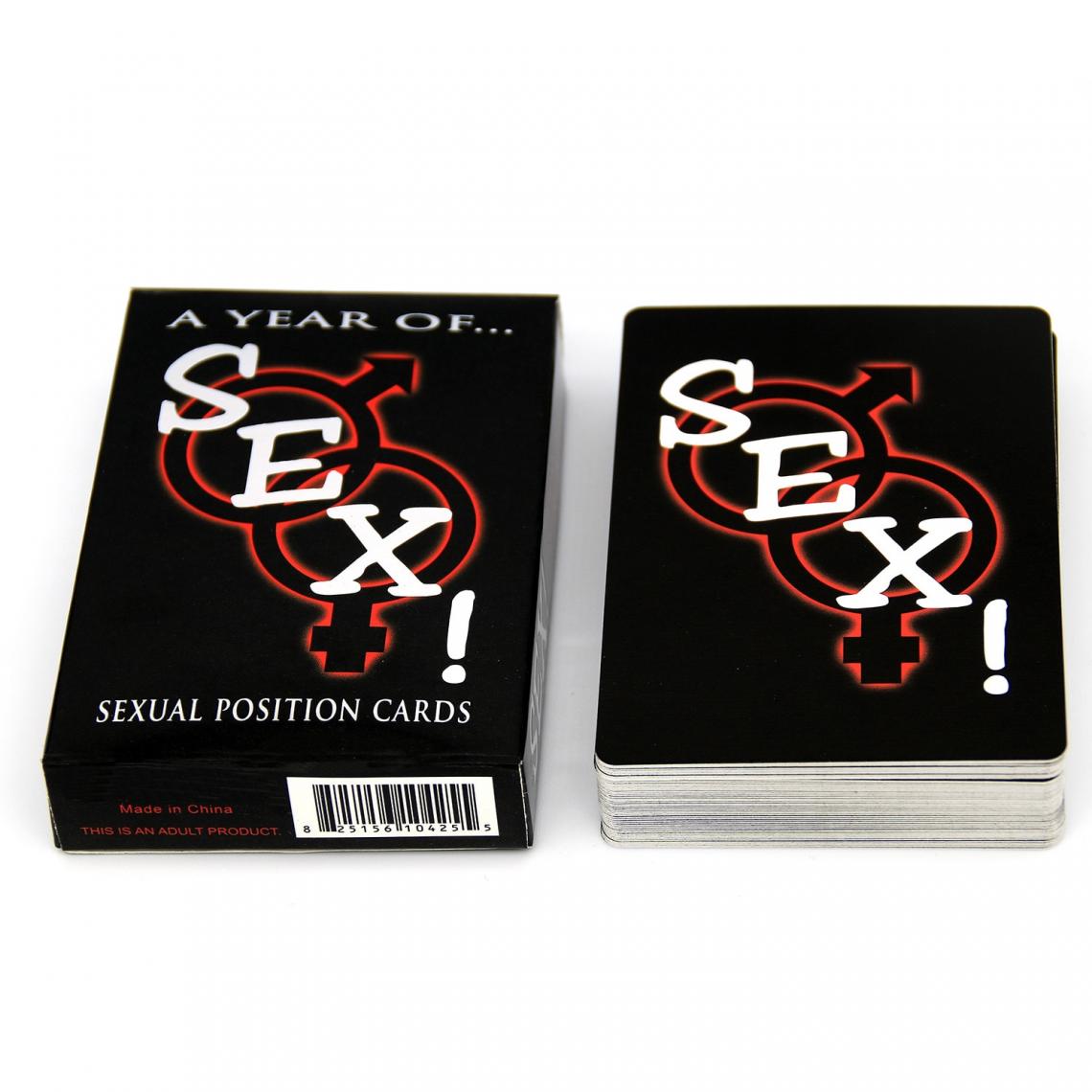Universal - Sexe humoristique en adulte jeu sexy jeu de cartes pour couple sexe horloge |(Le noir) - Jeux de cartes