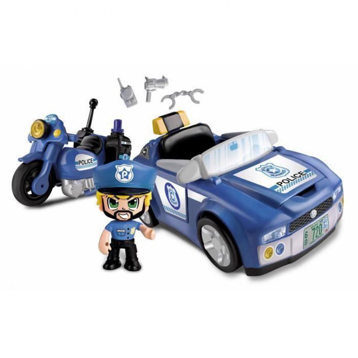 Splash Toys - Pinypon Action - La super voiture de police - 1 figurine incluse - Films et séries