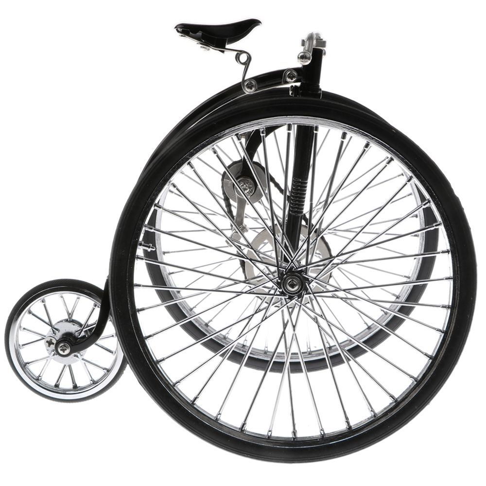 marque generique - 1:10 alliage moulé sous pression tricycle vélo modèle vélo collection de jouets noir - Motos