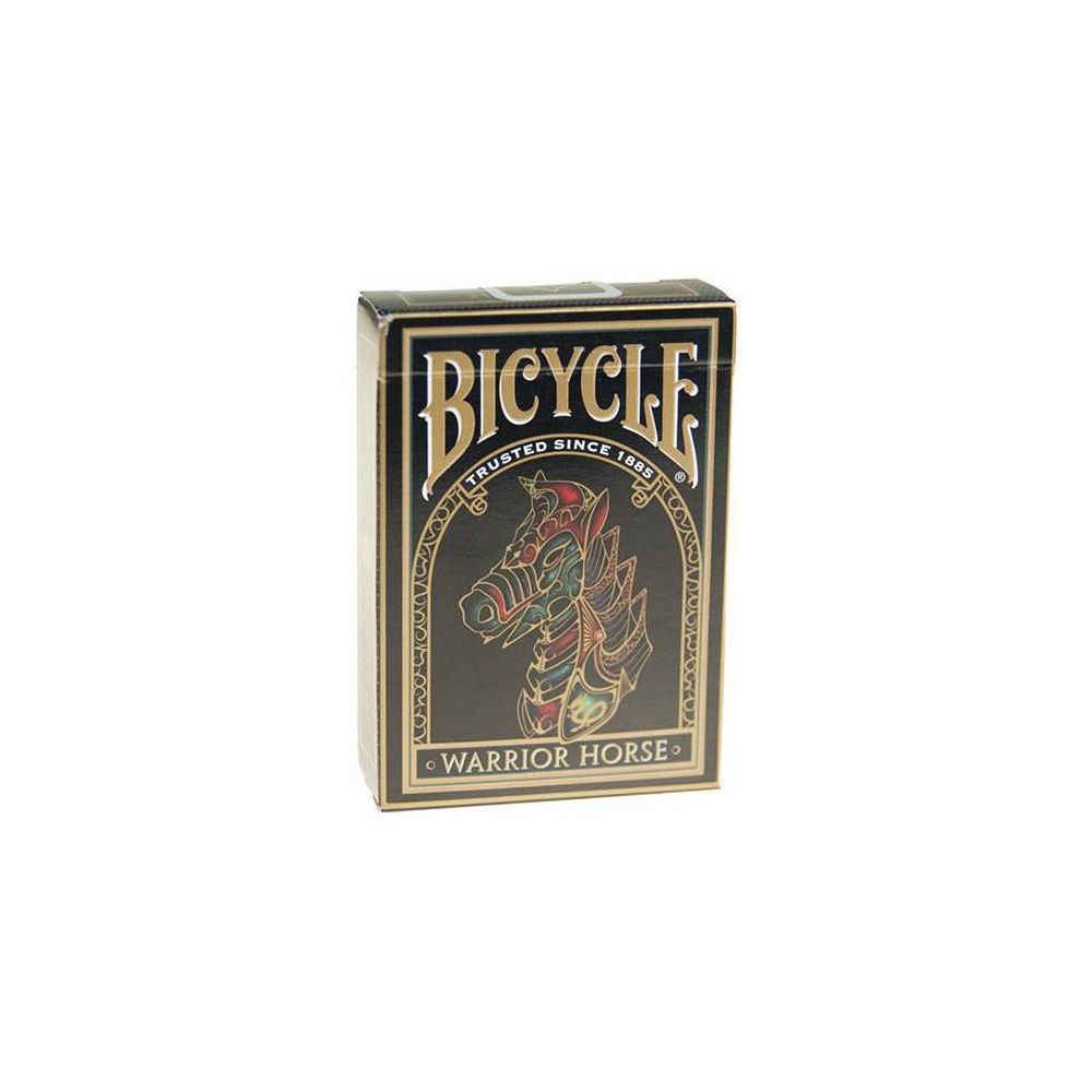 Bicycle Cards - Bicycle ""WARRIOR HORSE"" - Jeu de 54 cartes toilées plastifiées - format poker - 2 index standards - Jeux de cartes