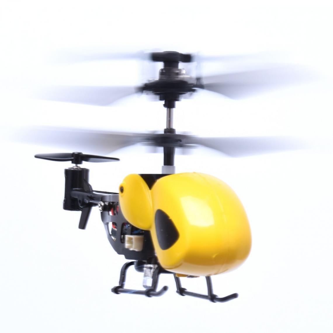 Universal - Hélicoptère RC 2 canaux miniature Avion télécommandé par radio Jouet 2 canaux miniature Cadeau de fête d'anniversaire pour enfant Cadeau de Noël # G30 | Hélicoptère RC(Jaune) - Drone