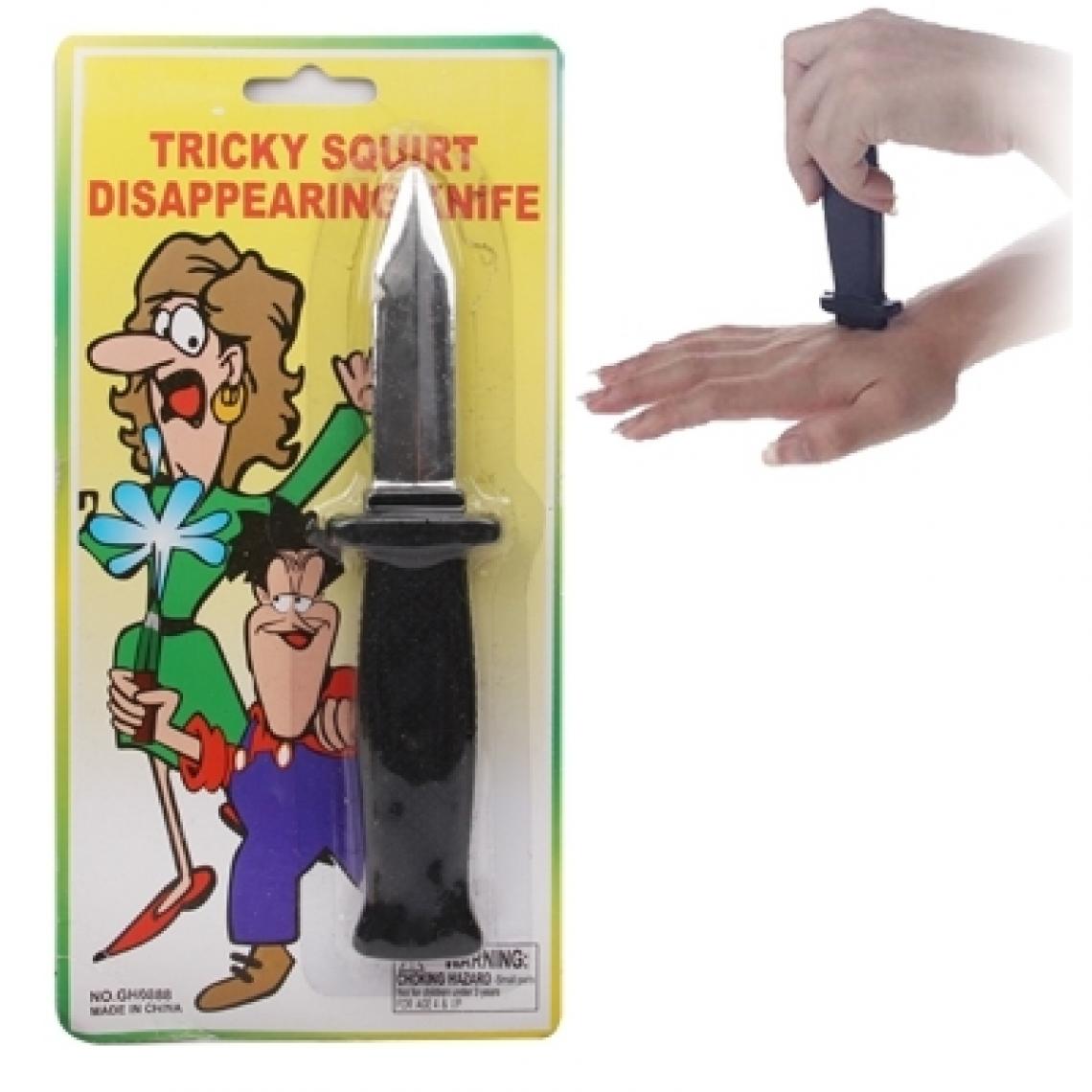 Wewoo - Farce & attrape Couteau en plastique escamotable Tricky, jouet drôle de bâillon - Magie
