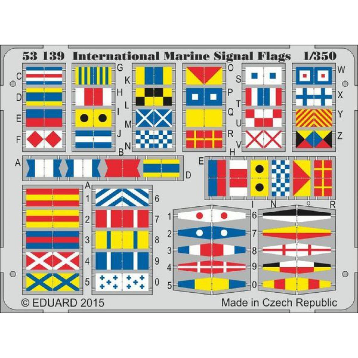Eduard - International Marine Signal Flags - 1:350e - Eduard Accessories - Accessoires et pièces