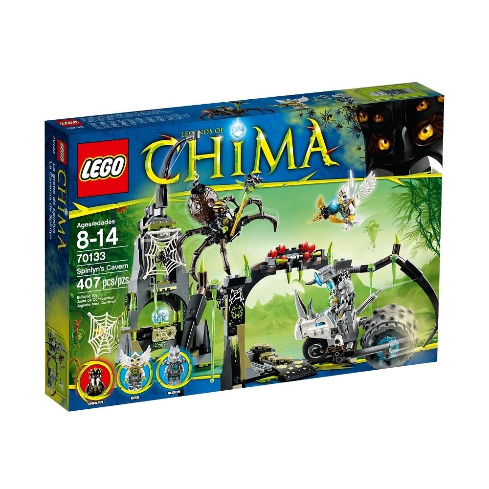 Lego - Lego Legends Of Chima - 70133- La Grotte De Spinlyn - Briques Lego