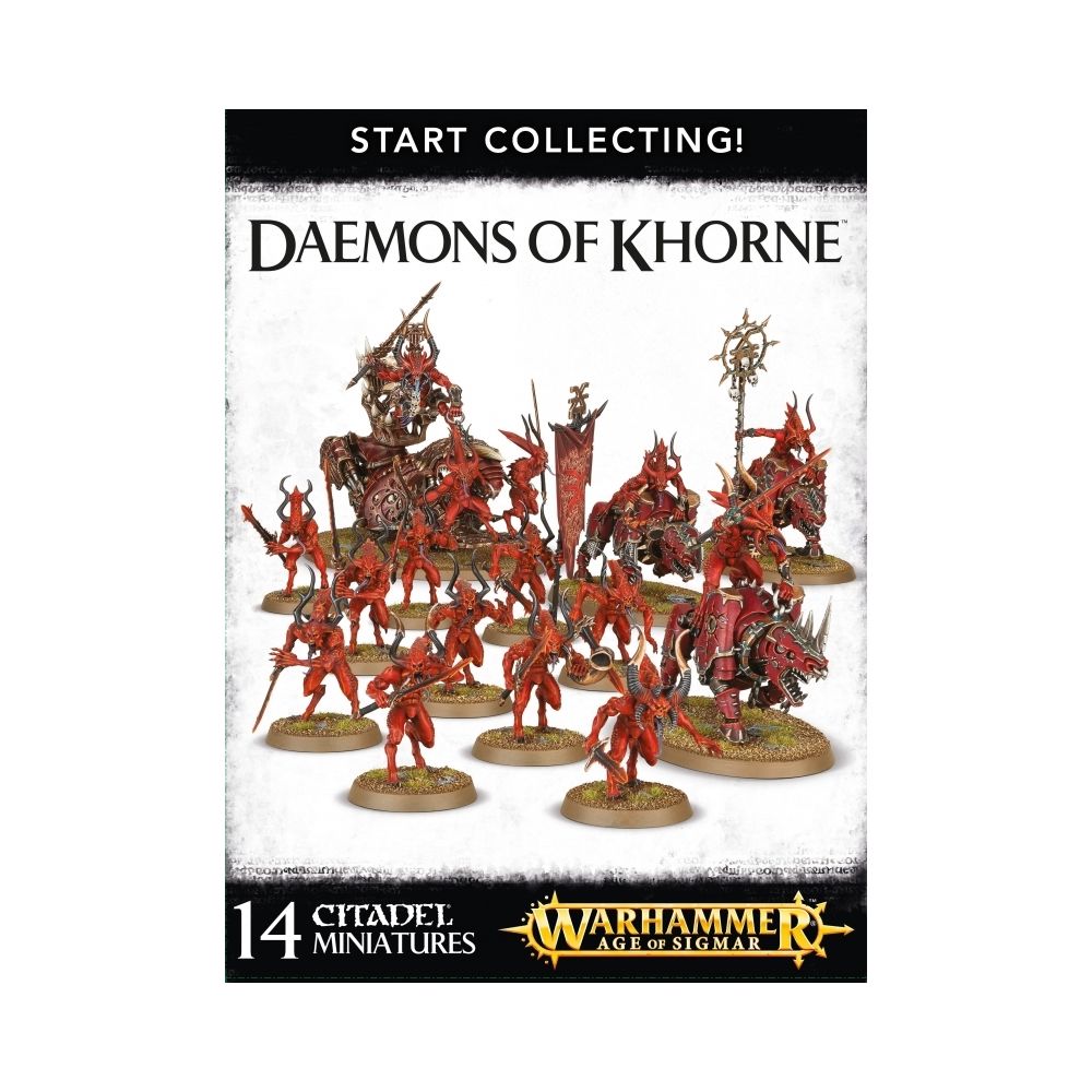 Games Workshop - Warhammer AoS & 40k - Start Collecting! Daemons Of Khorne - Jeux d'adresse