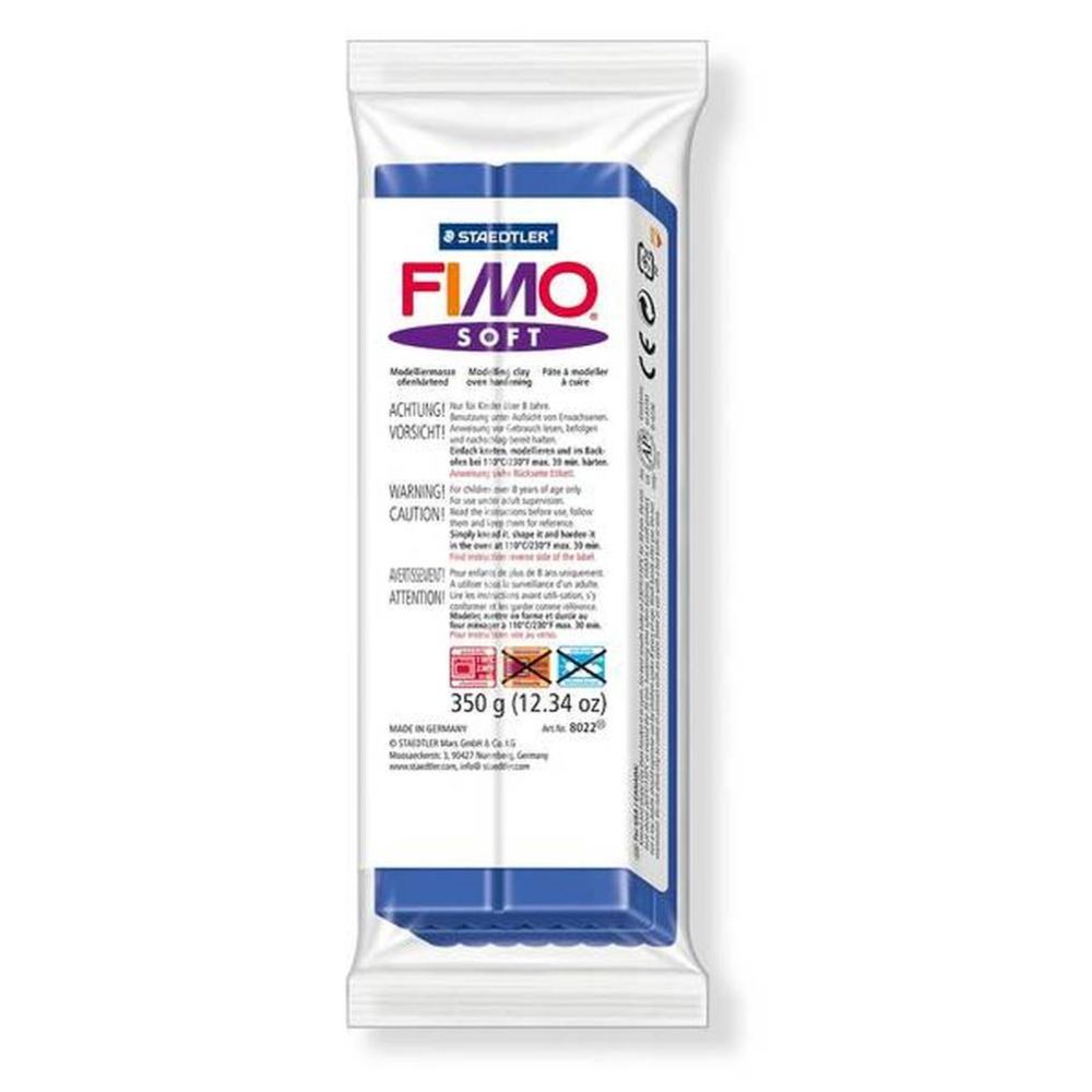 Fimo - Pâte Fimo 350 g Soft Bleu brillant 8022.33 - Fimo - Modelage