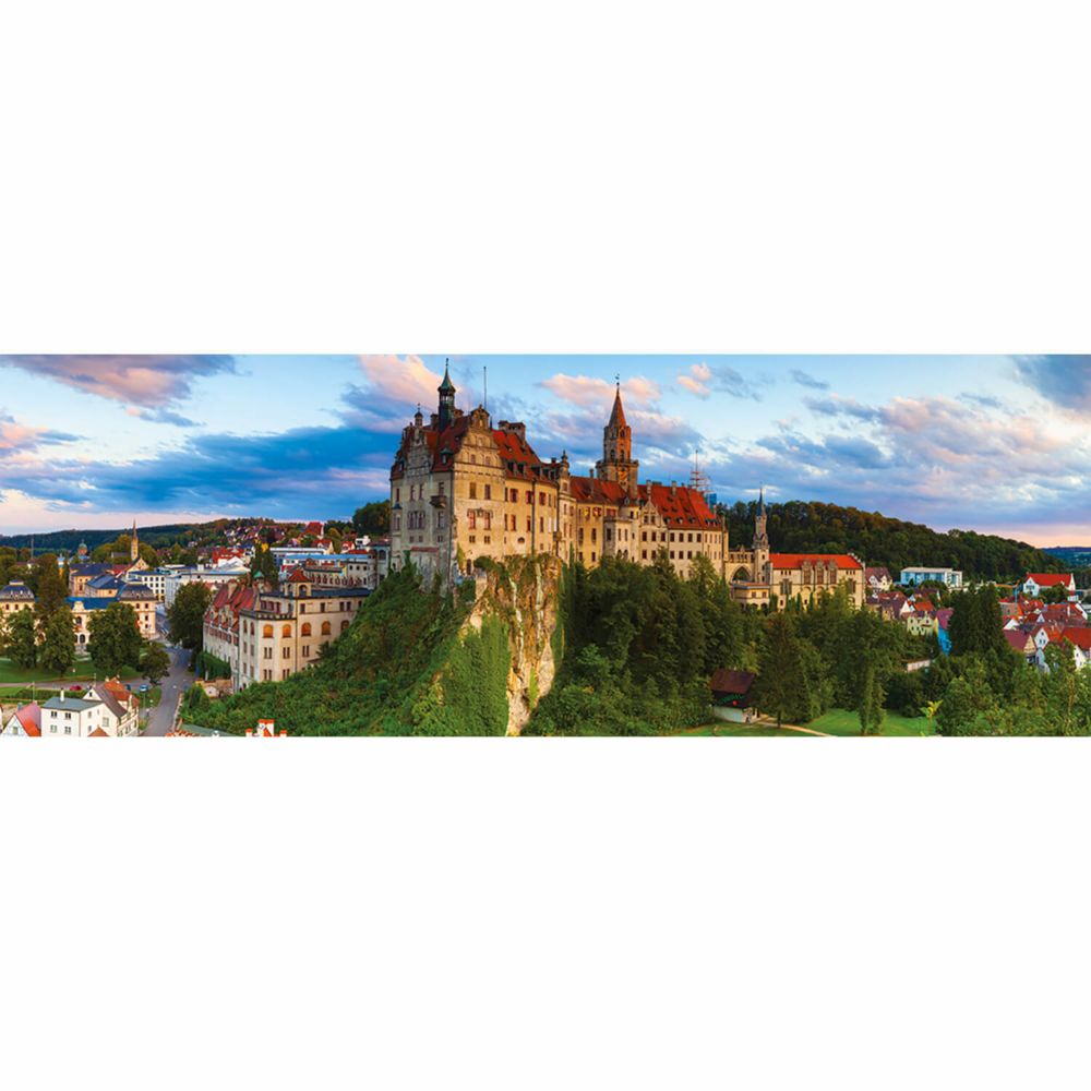 Jumbo - Puzzle panoramique 1000 pièces : Château de Sigmaringen, Allemagne - Animaux