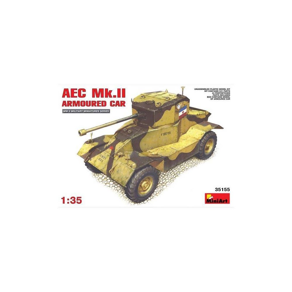 Mini Art - Maquette Véhicule Aec Mk.ii Armoured Car - Chars