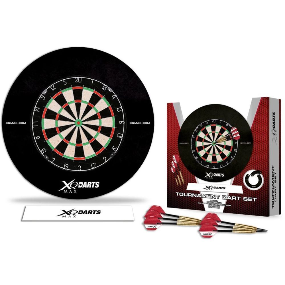 Xqmax Darts - XQmax Darts XQmax Jeu de fléchettes TournamentSet QD7000400 - Jeux d'adresse