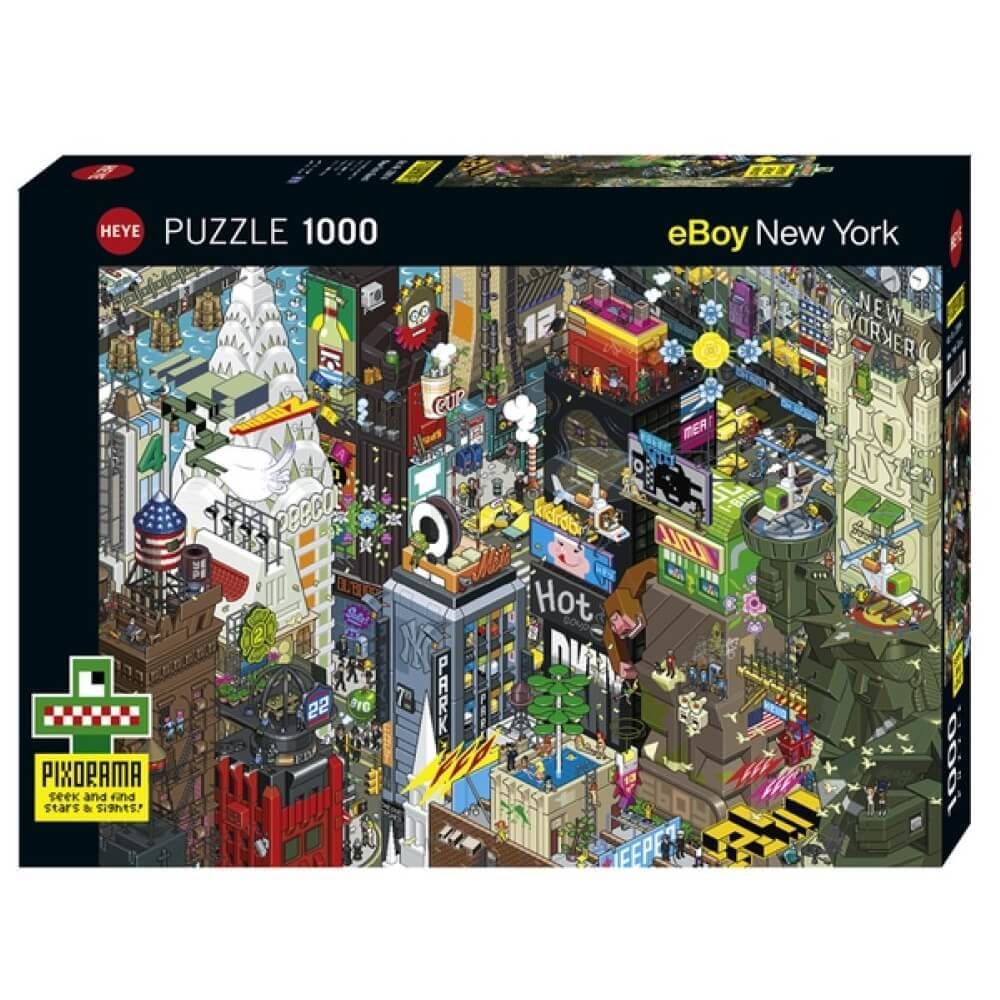 Heye - Puzzle 1000 Pièces : New-York - Animaux
