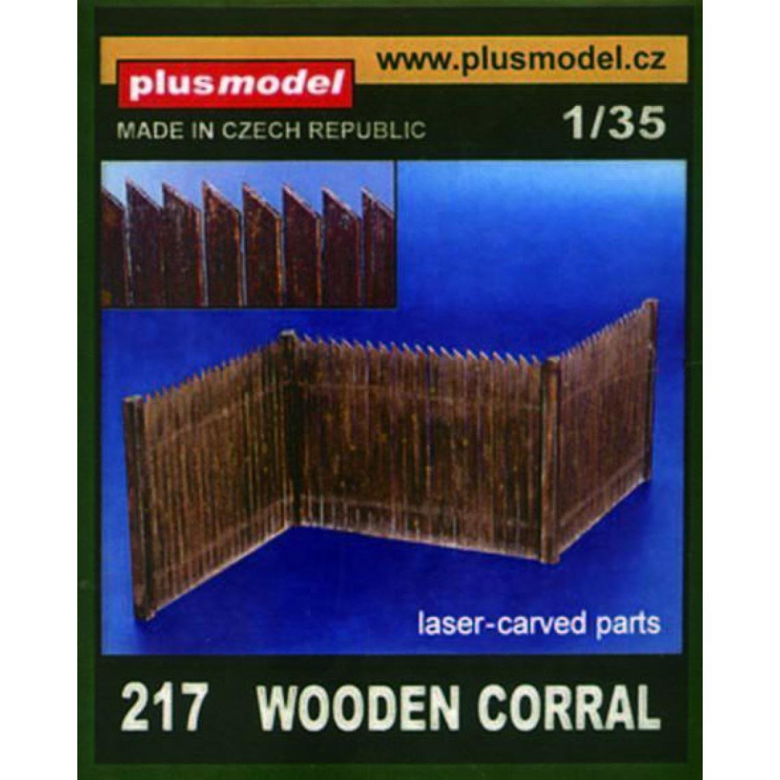 Plus Model - Lattenzaun aus echtem Holz- 1:35e - Plus model - Accessoires et pièces