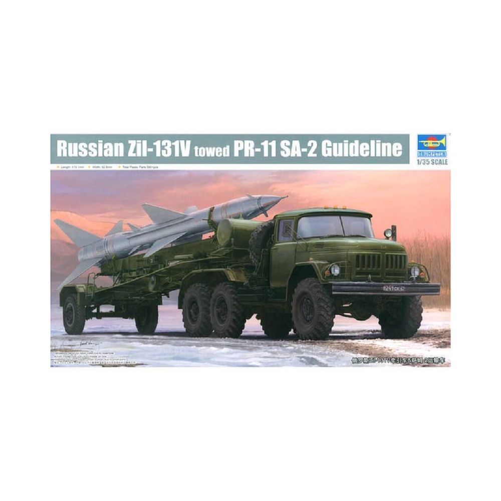 Trumpeter - Maquette Camion Russian Zil-131v Towed Pr-11 Sa-2 Guideline - Camions