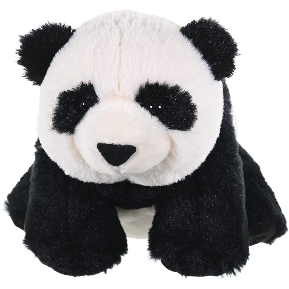 Wild Republic - peluche Panda de 30 cm noir blanc - Animaux