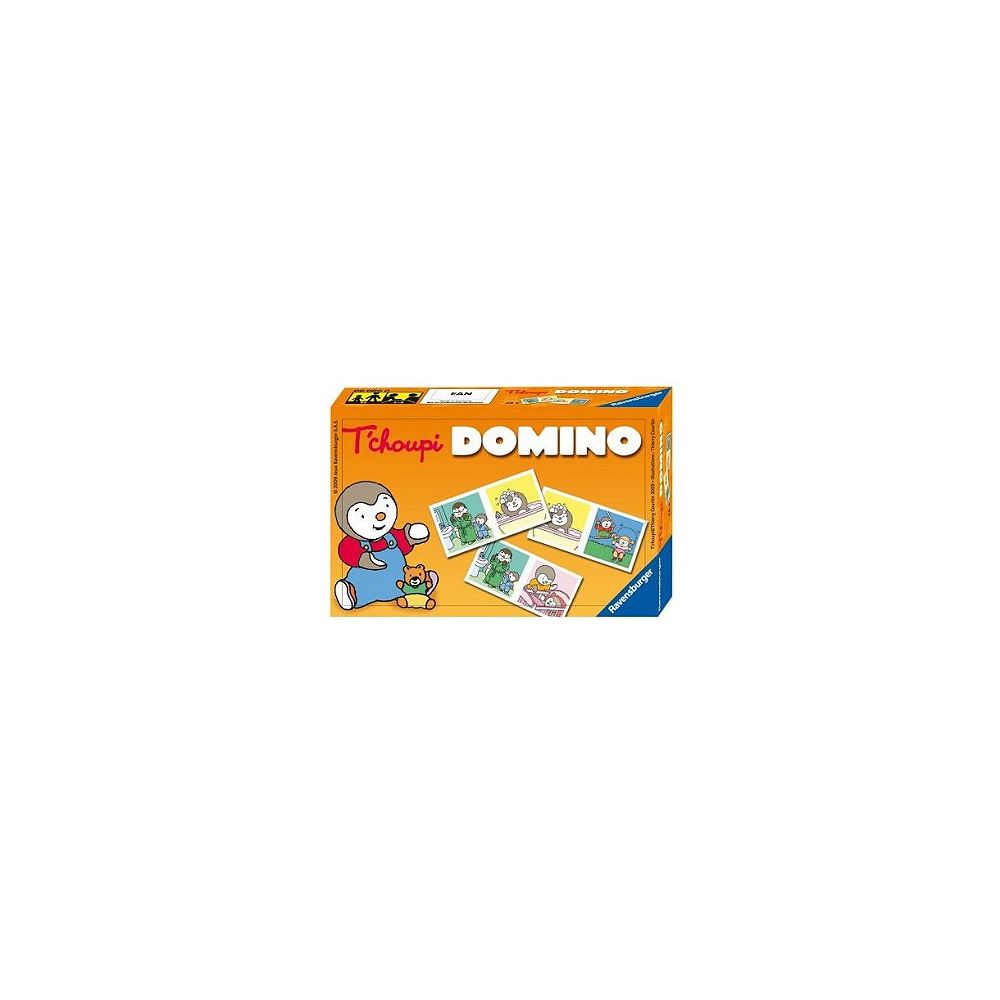 Ravensburger - T'Choupi : Domino - Jeux éducatifs