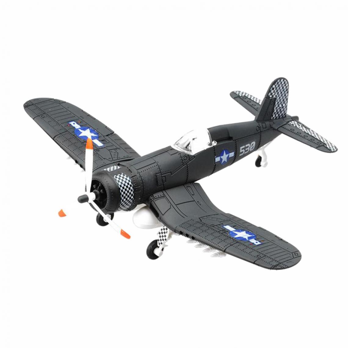 marque generique - Kit De Modèle D'assemblage D'avion F4U à L'échelle 1:48 Pour Adulte Et Enfants Bricolage Bleu Foncé - Voitures