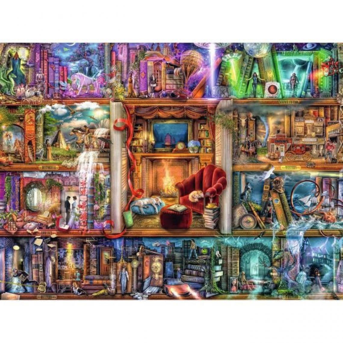 Ravensburger - Ravensburger - Puzzle 1500 pieces - La grande bibliotheque - Jeux d'adresse