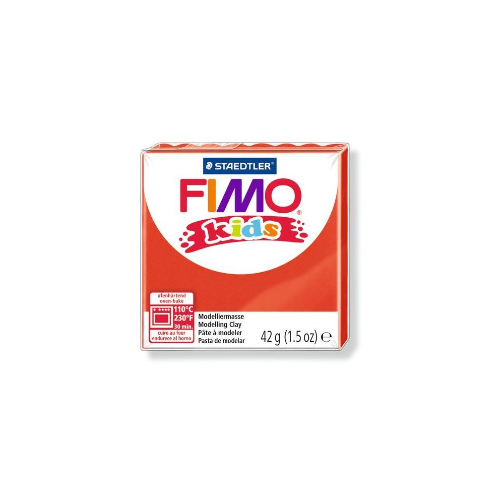 Fimo - Pâte Fimo Kids 42 g Rouge 8030.2 - Fimo - Modelage