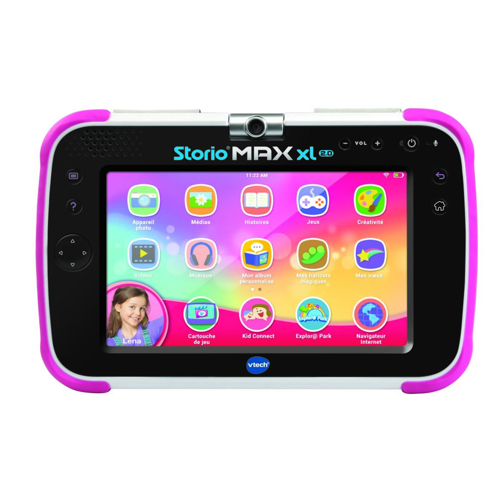 Vtech - Tablette STORIO MAX XL 2.0 rose - Jouet électronique enfant
