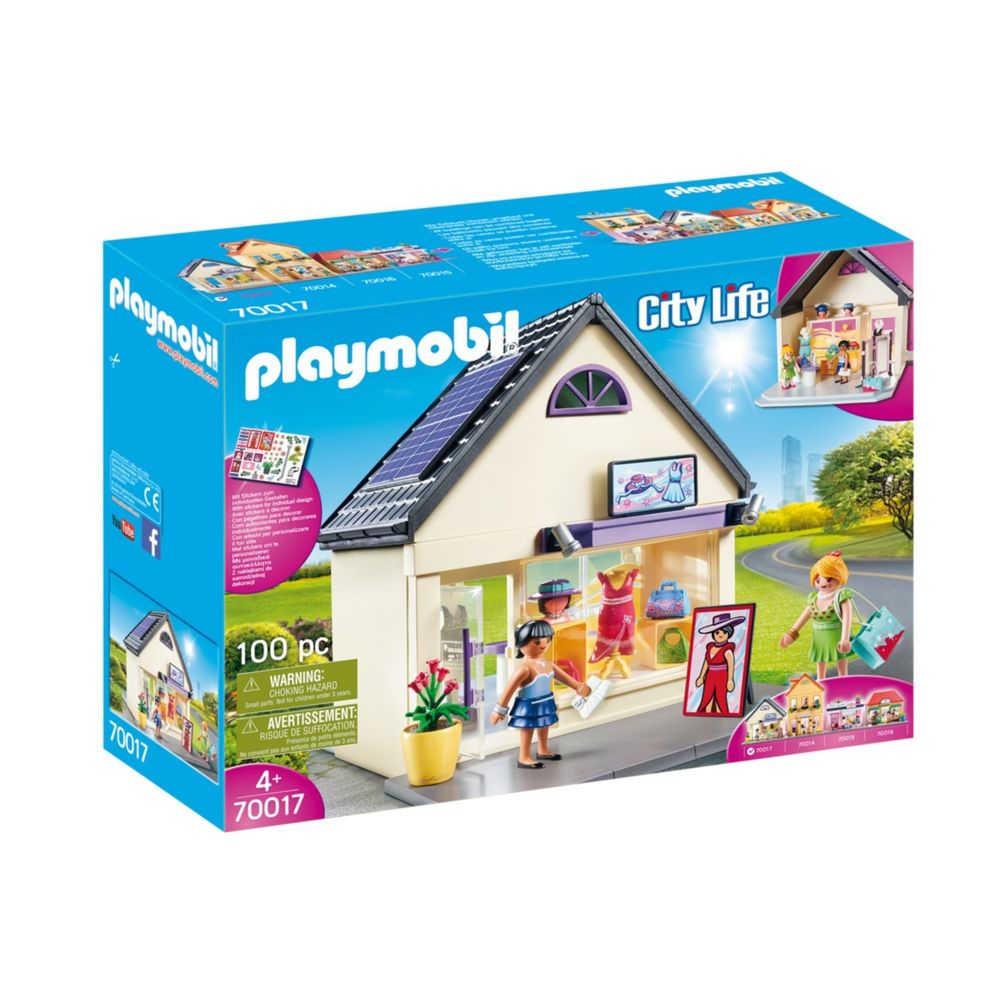 Playmobil - PLAYMOBIL 70017 City Life - Boutique de mode - Playmobil