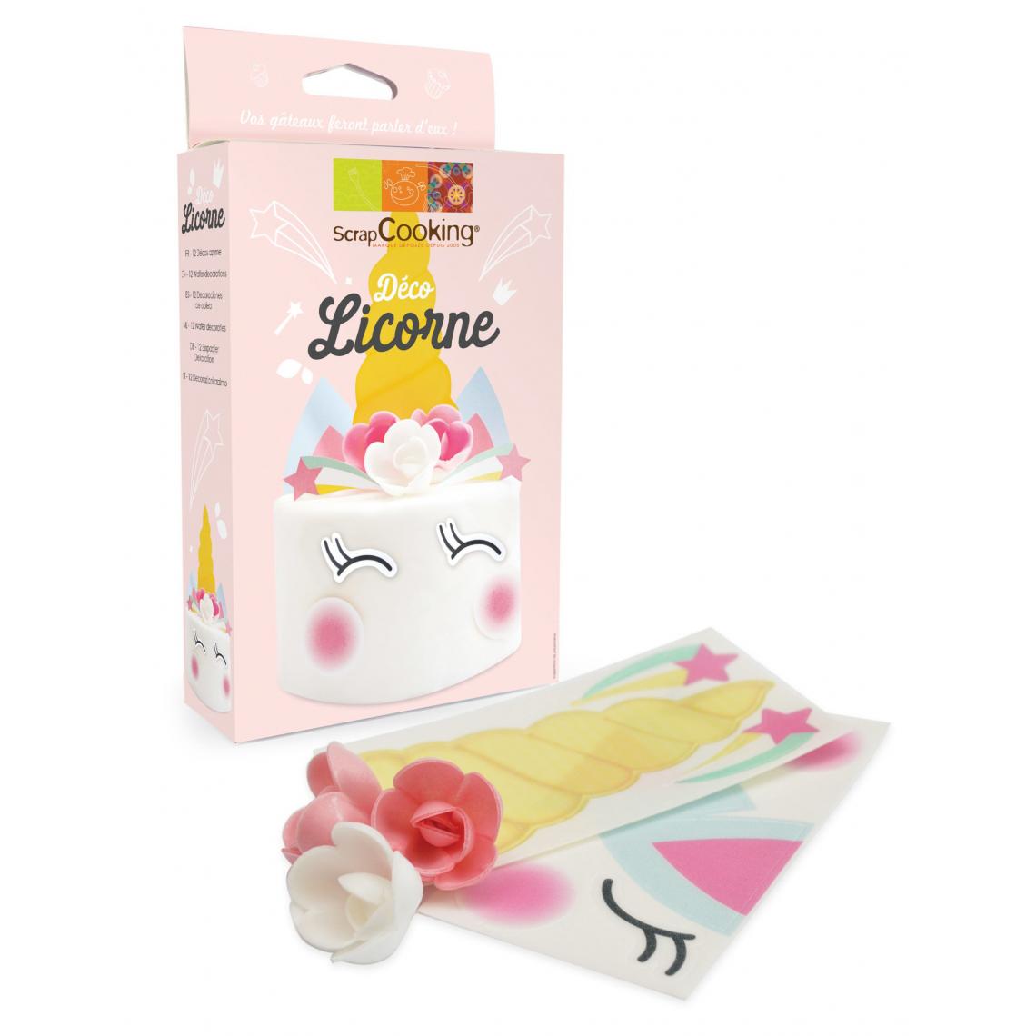 Scrapcooking - Kit Déco azyme Licorne - Kits créatifs