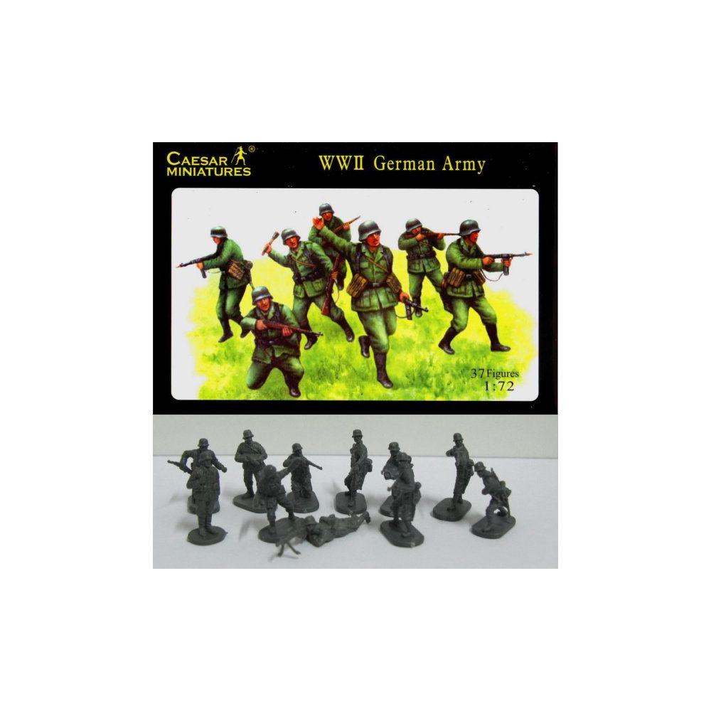 Caesar Miniatures - Figurines 2ème Guerre Mondiale : Fantassins armée allemande 1939-1941 - Guerriers