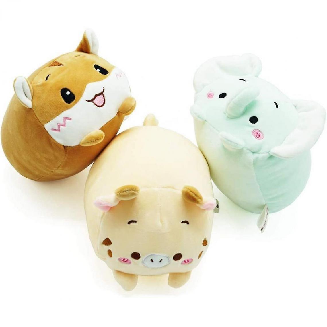 Universal - Oreillers en peluche de 20cm 3, poupées chattes mignonnes jouets animaux en peluche (1) - Doudous