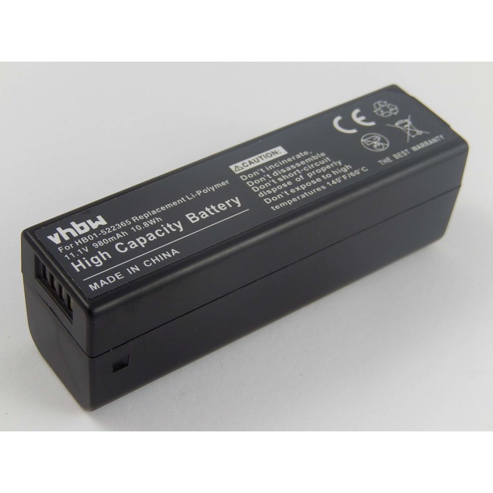Vhbw - vhbw 1x Li-Polymer Batterie 980mAh (11.1V) pour appareil photo, caméscope DJI Zenmuse X3, Zenmuse X5, Zenmuse X5R comme HB01, HB01-522365. - Accessoires et pièces