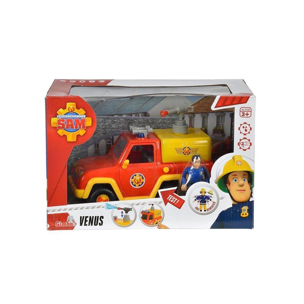 Simba Toys - Simba Toys 109257656 Pompier Sam - La voiture de pompier Vénus - Films et séries