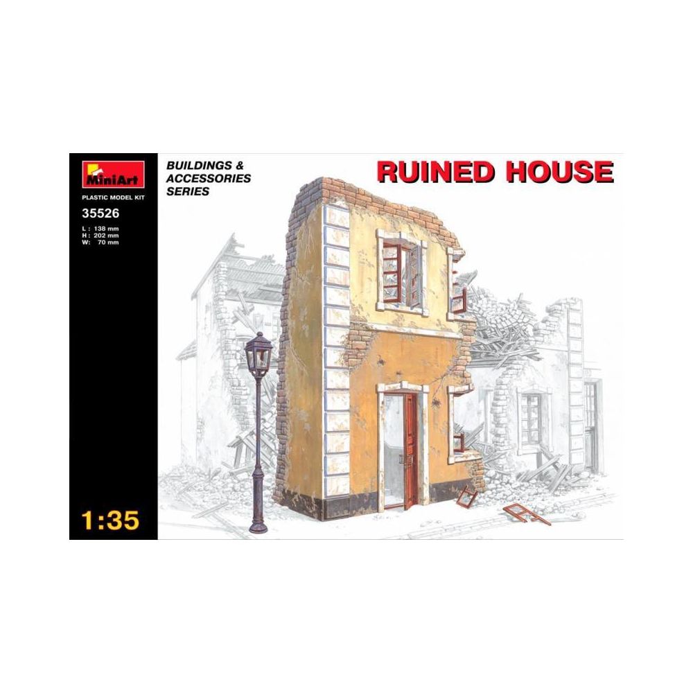 Mini Art - Ruined House - Décor Modélisme - Accessoires maquettes