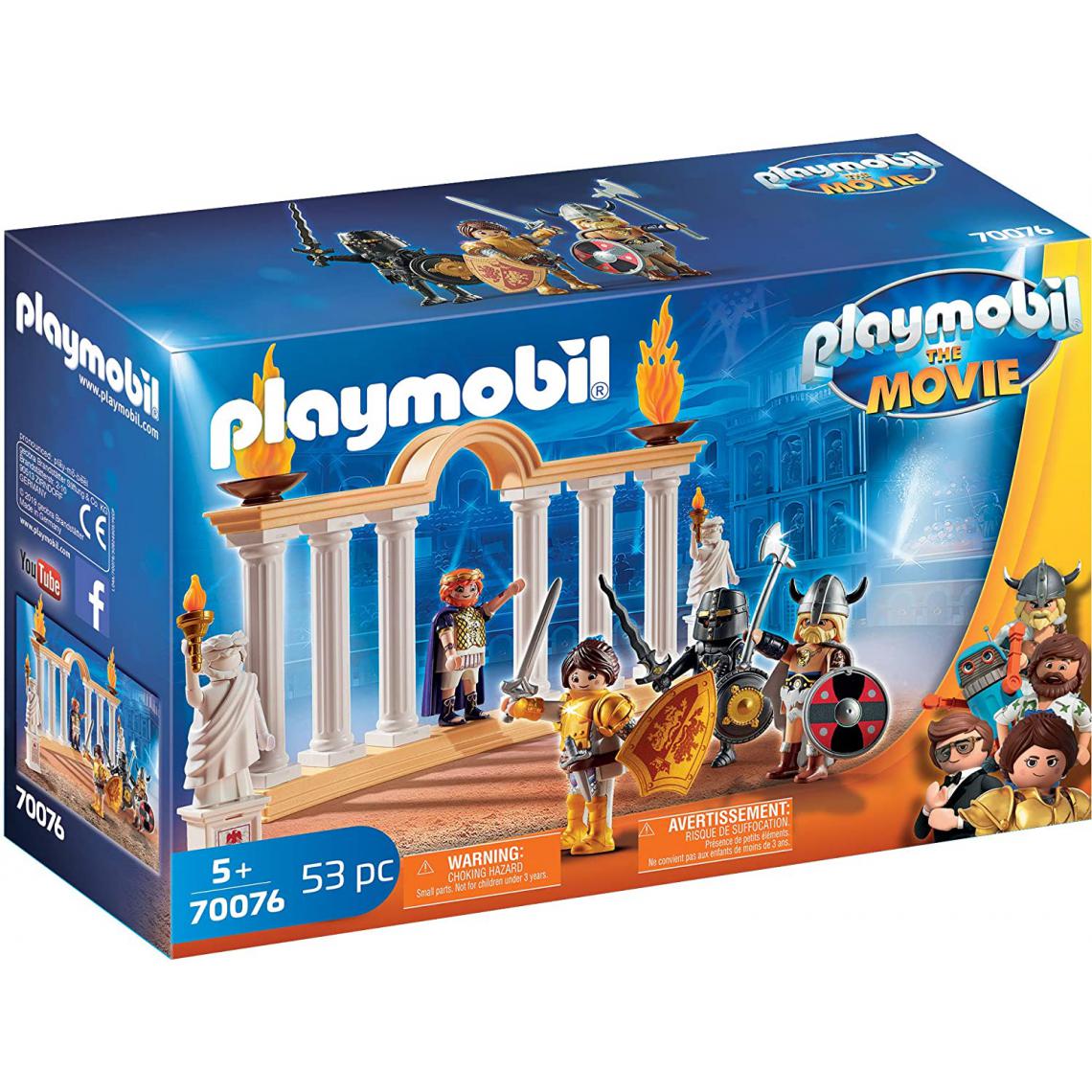 Playmobil - 70076 - Playmobil The Movie - Empereur Maximus Colisée - Playmobil