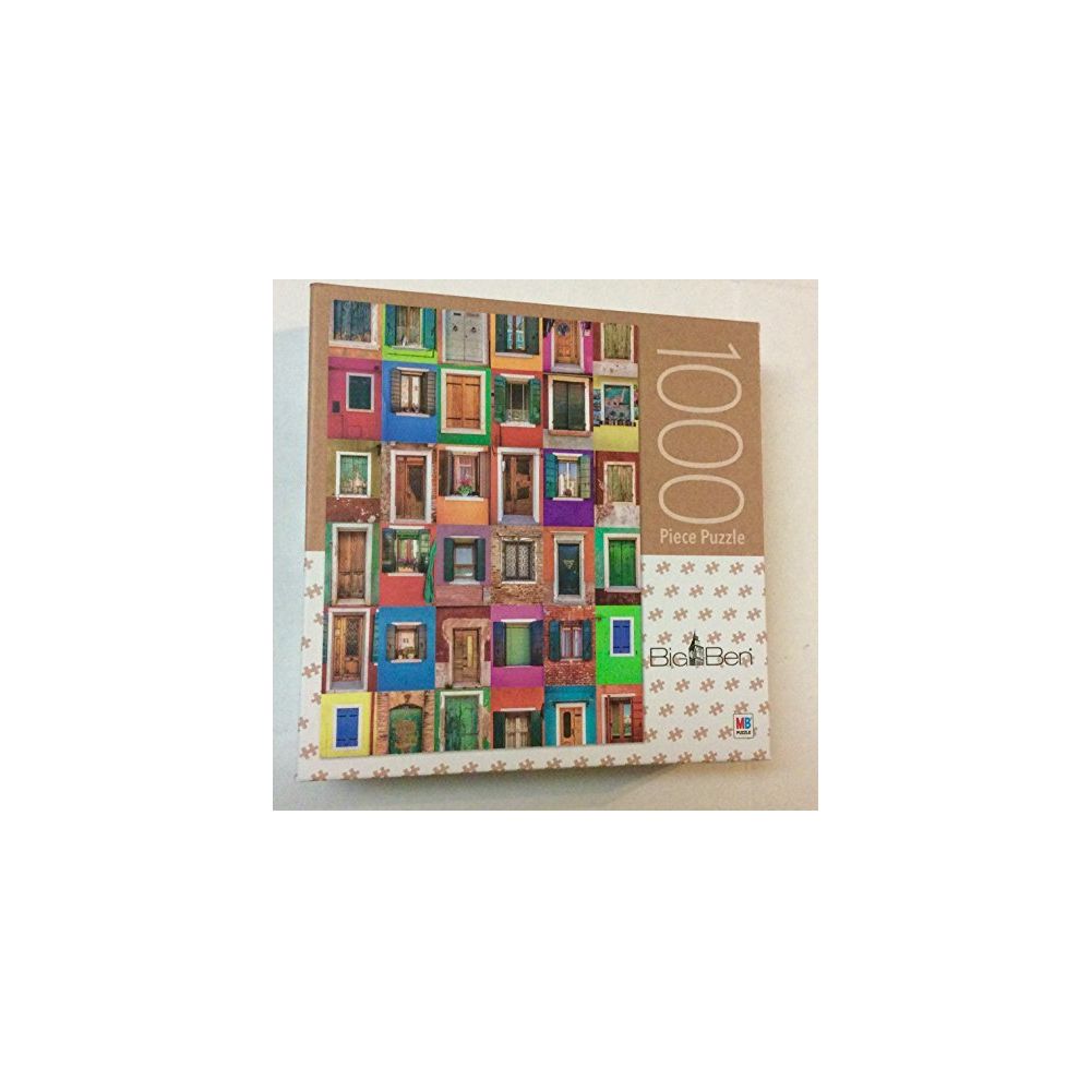 Bigben - Collage of 36 Windows and Doors Big Ben 1000 Piece Puzzle - Accessoires Puzzles