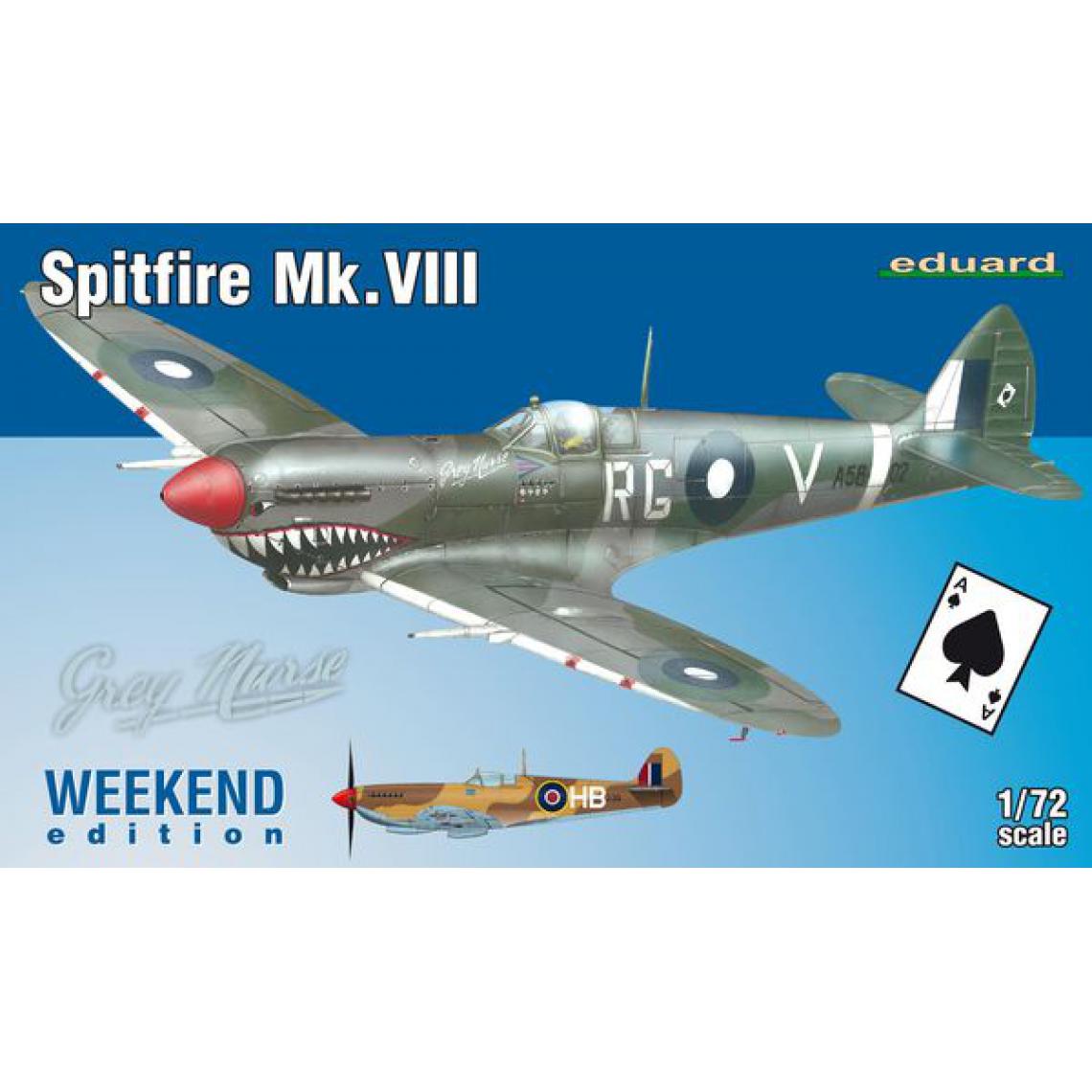 Eduard - Spitfire Mk.VIII Weekend Edition - 1:72e - Eduard Plastic Kits - Accessoires et pièces