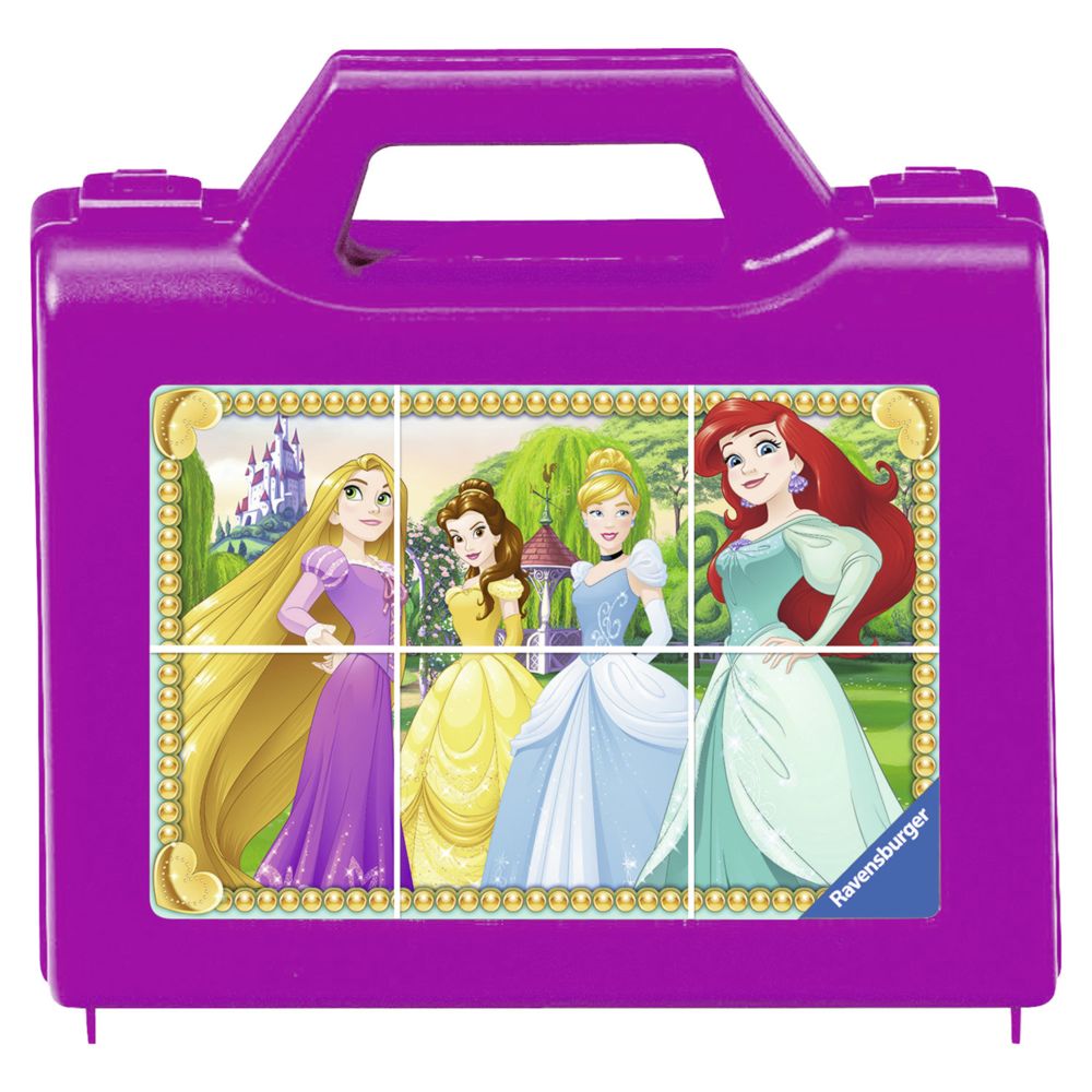 Ravensburger - Puzzle 6 cubes : Princesses Disney : Merveilleuses Princesses - Animaux